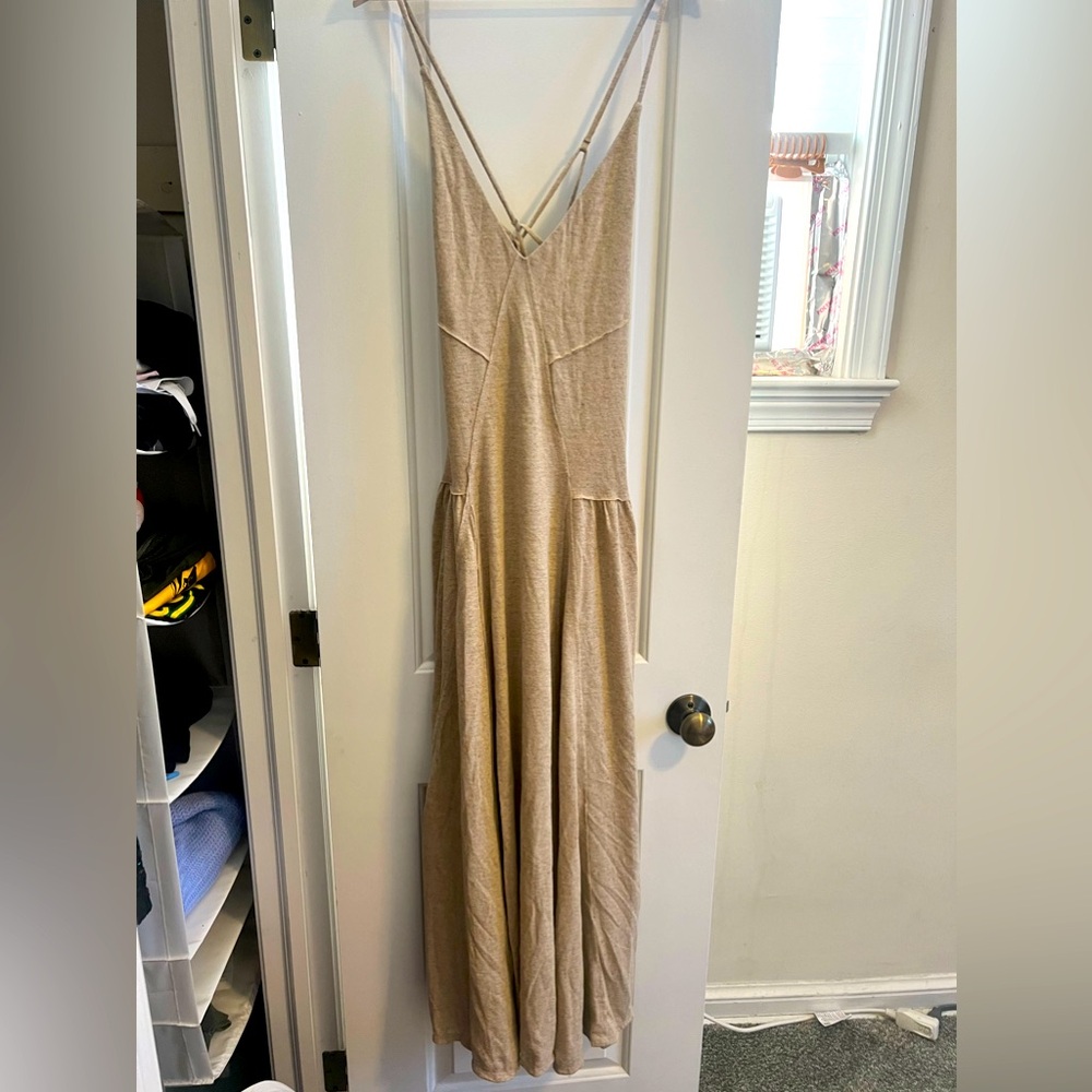 Free people low-back maxi dress